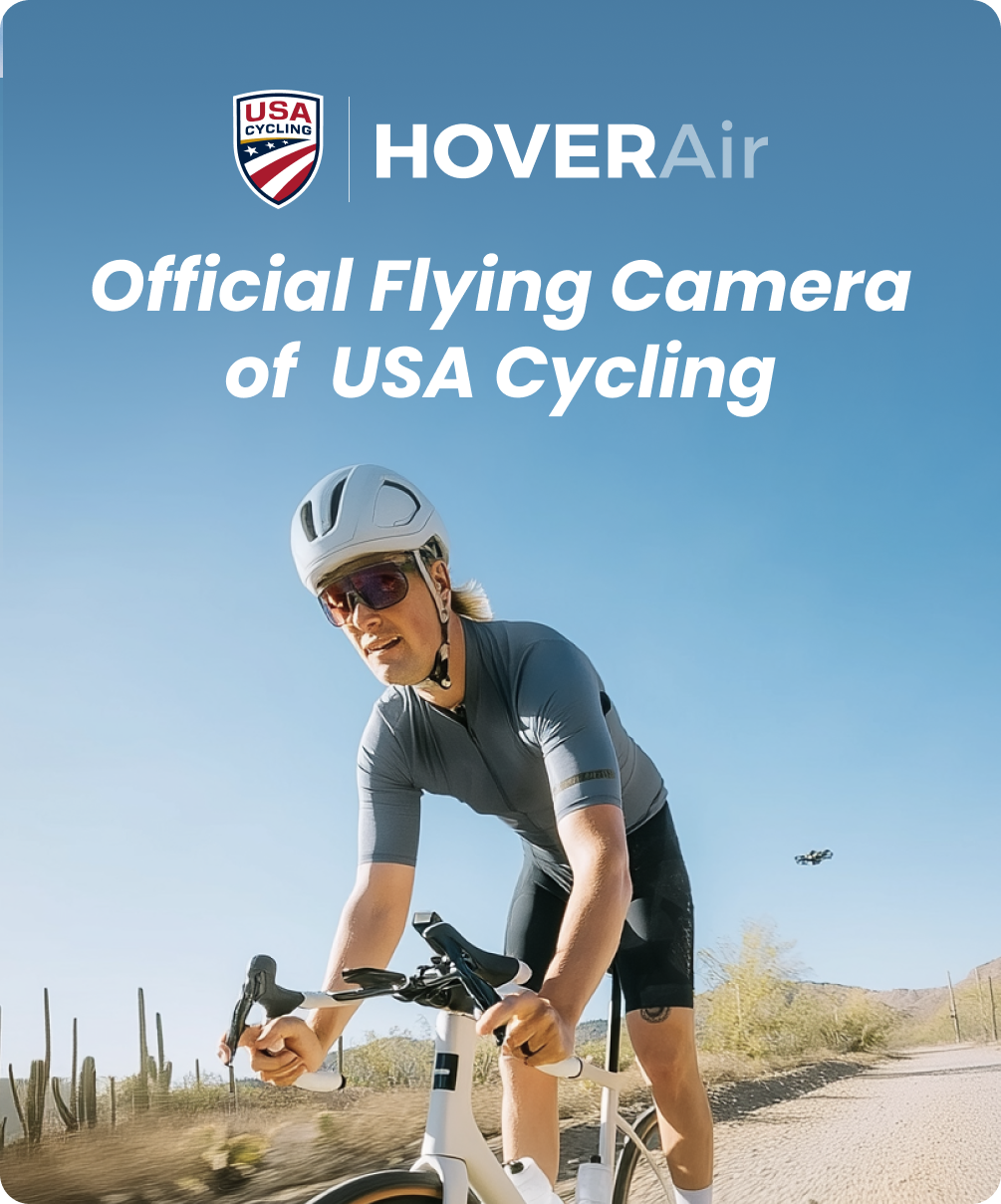 Official Flying Camera of  USA Cycling